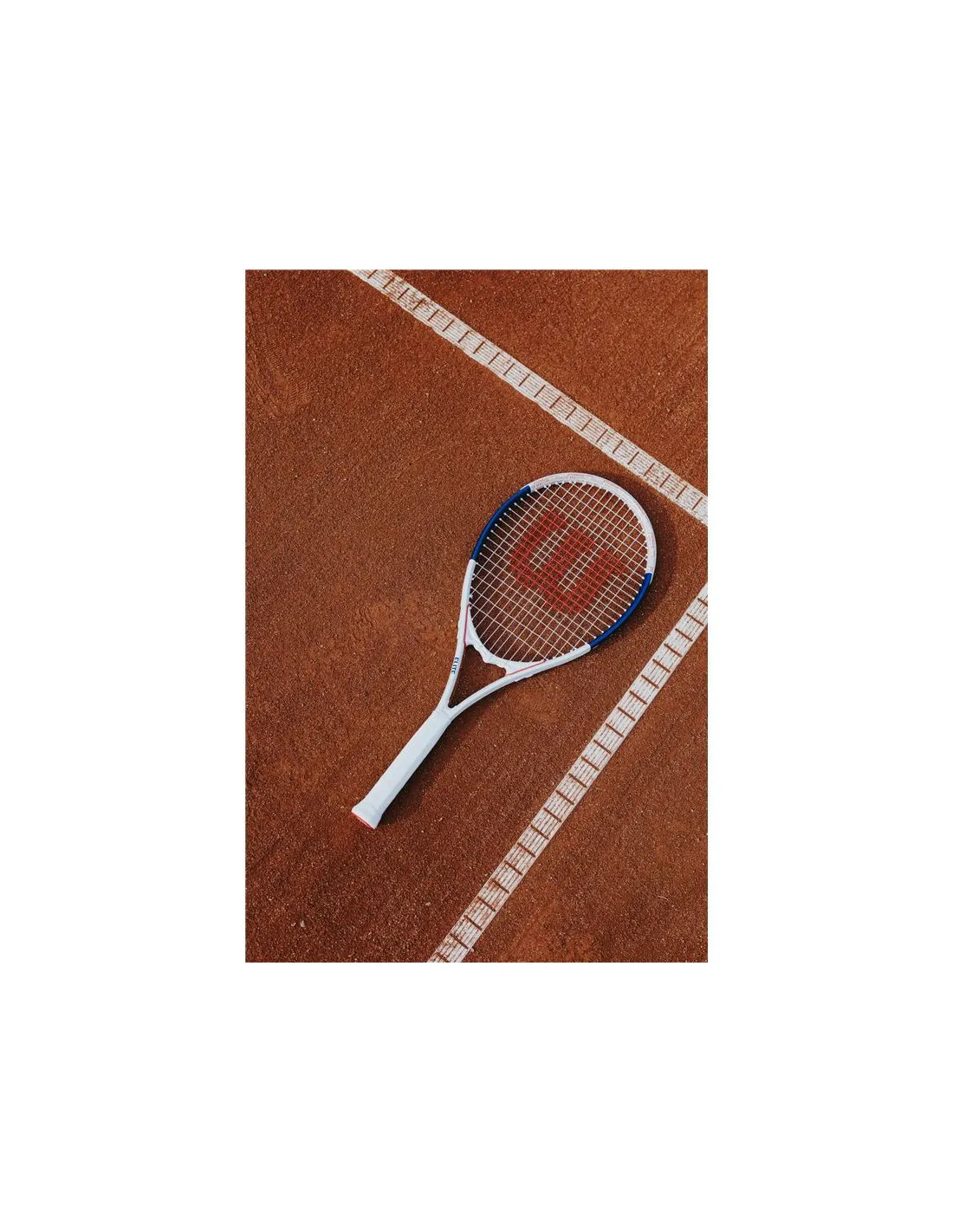 Raqueta de Tenis Wilson Roland Garros Elite Adult Blanco/Navy