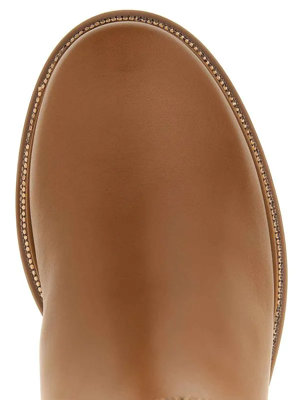 RENE CAOVILLA BOTINES  MARRóN