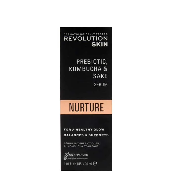 REVOLUTION SKINCARE  SéRUM PREBIóTICO NURTURE CON EXTRACTO DE KOMBUCHA Y SAKE