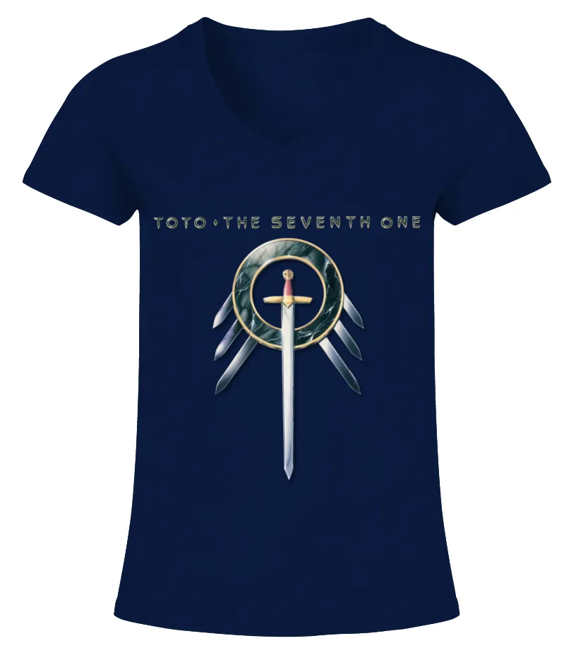 RK80S1017PP.NV. TOTO  THE SEVENTH ONE CAMISETA CUELLO PICO MUJER
