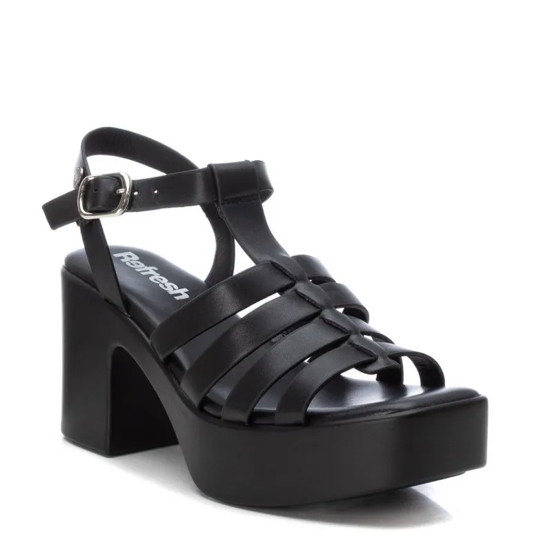 Sandalia de mujer REFRESH 171865 Negro