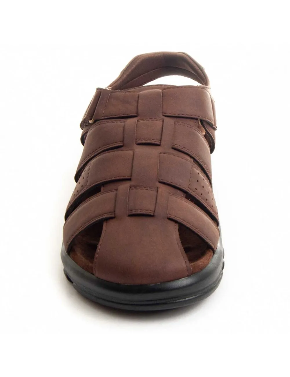 Sandalia De Piel Para Hombre  Montevita  Sarandal7  87235 Marrón