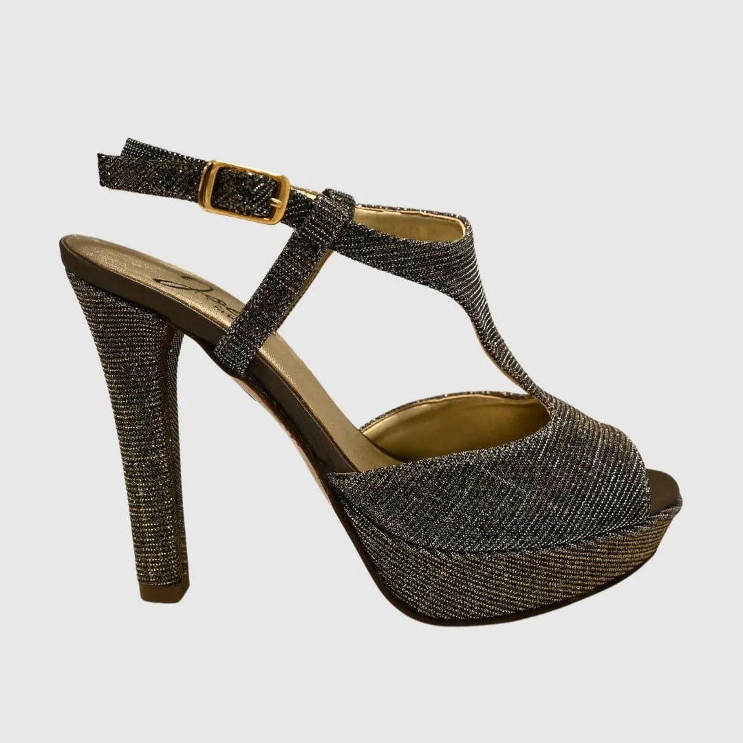 Sandalia Glitter marrón | Joel A1010
