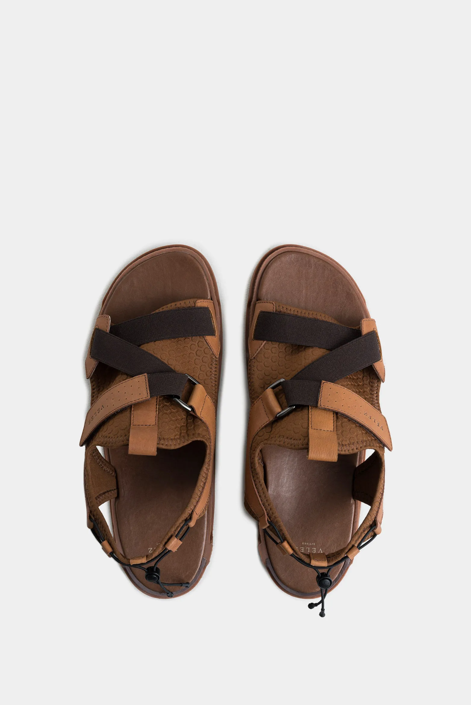 Sandalia halo 2 de cuero y neopreno para hombre silueta deportiva