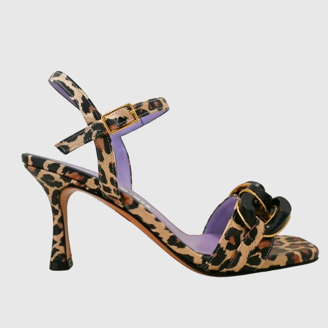 Sandalia leopardo – animal print | Albano 5230