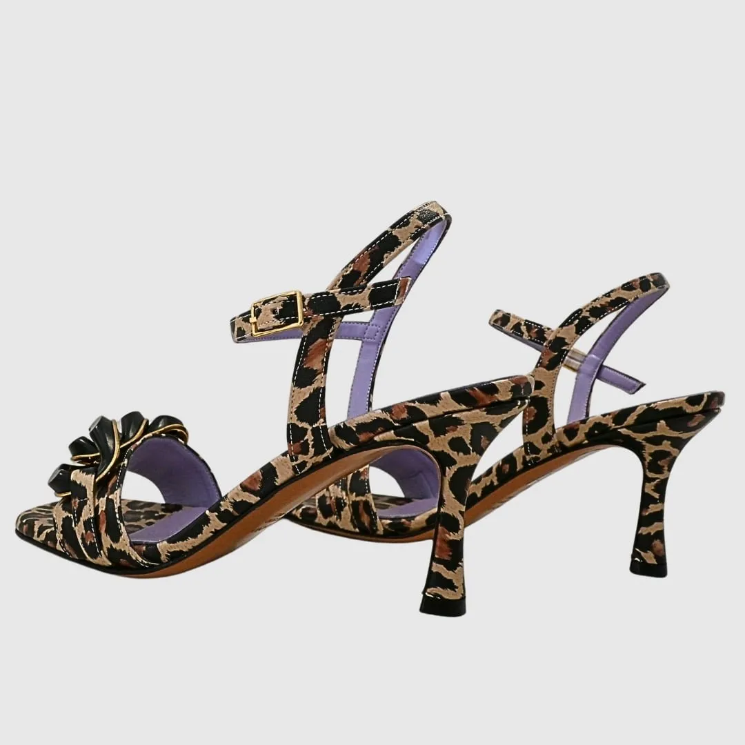 Sandalia leopardo – animal print | Albano 5230