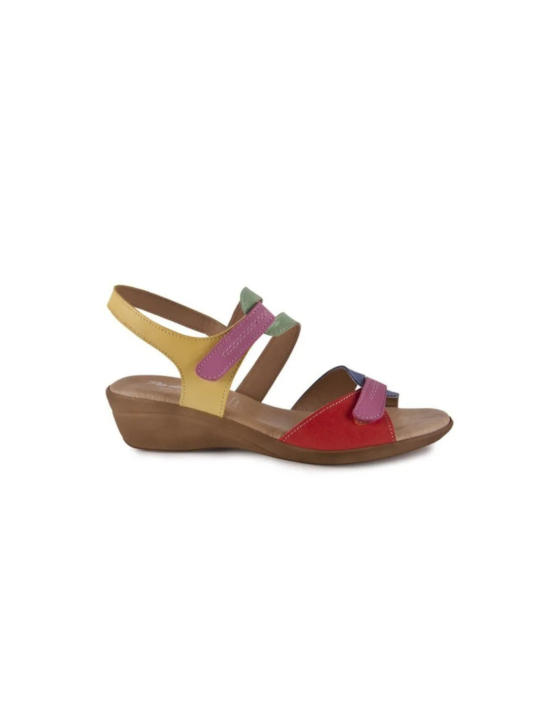 Sandalias cómodas gel velcro