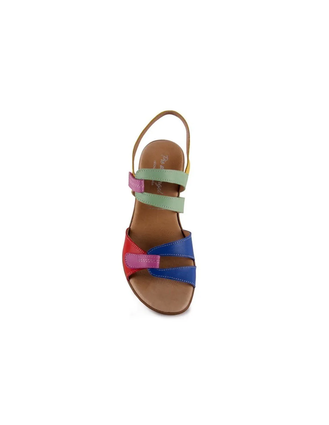 Sandalias cómodas gel velcro