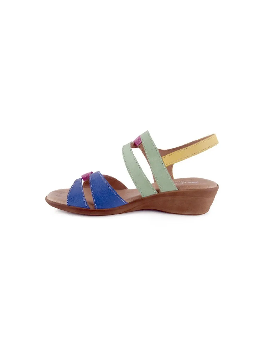 Sandalias cómodas gel velcro