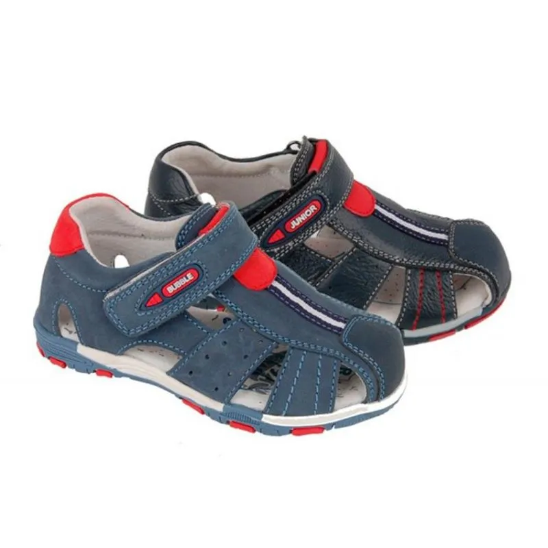 Sandalias de niño completamente de piel