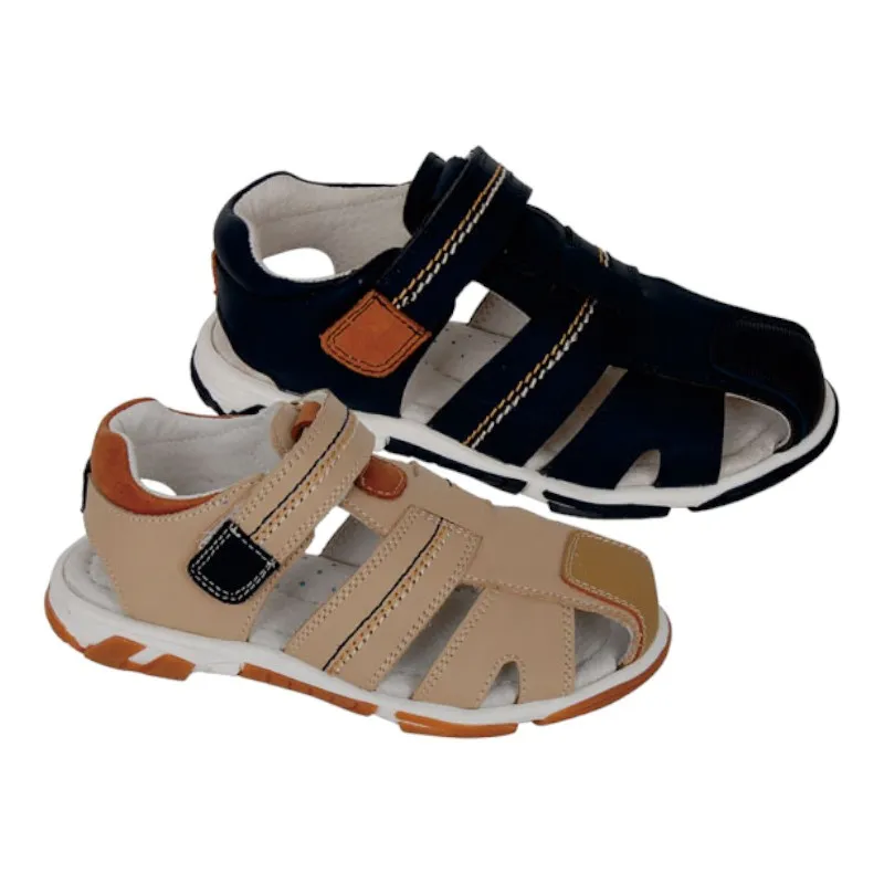 Sandalias de niño de piel