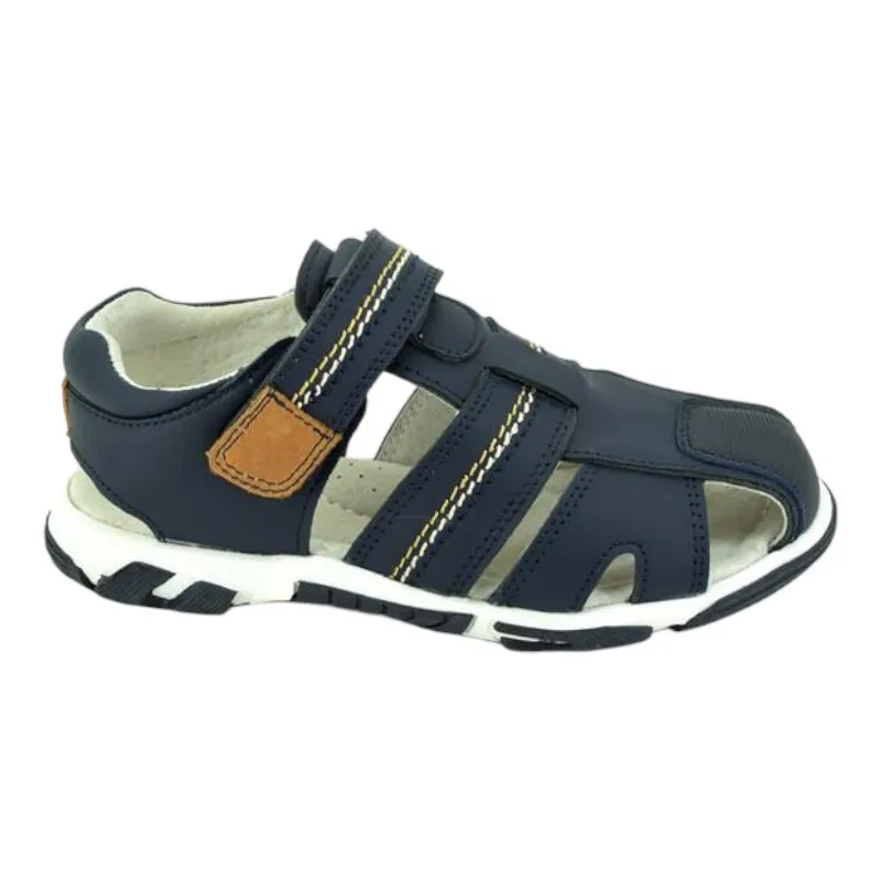 Sandalias de niño de piel