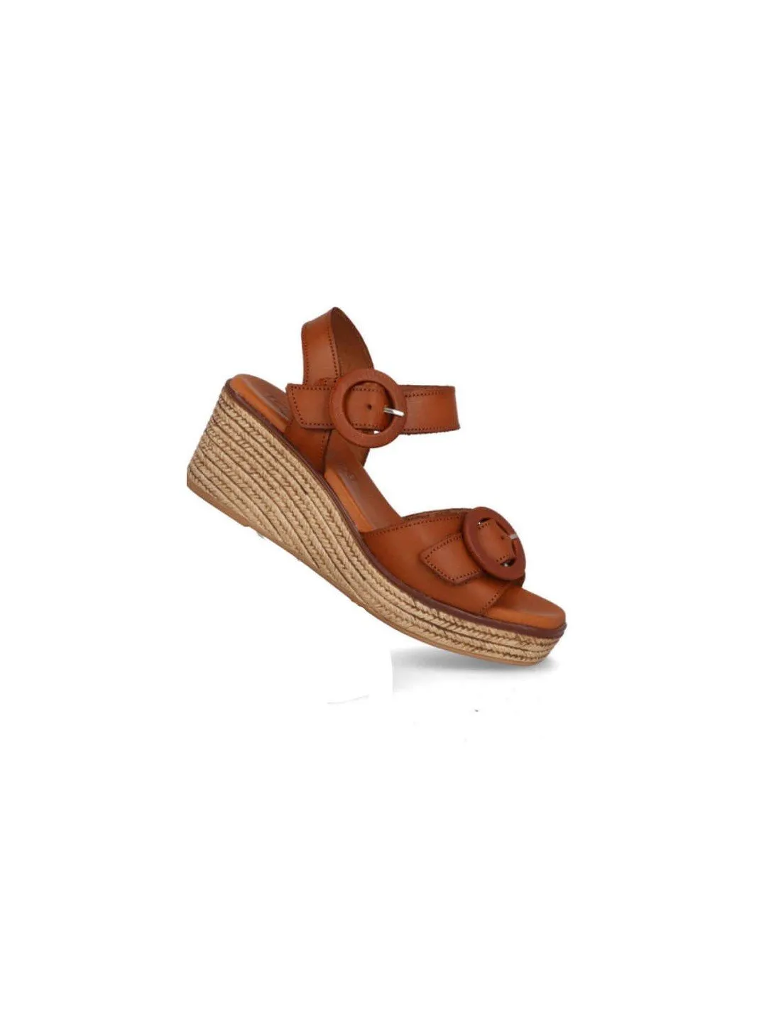 Sandalias mujer piel hebillas