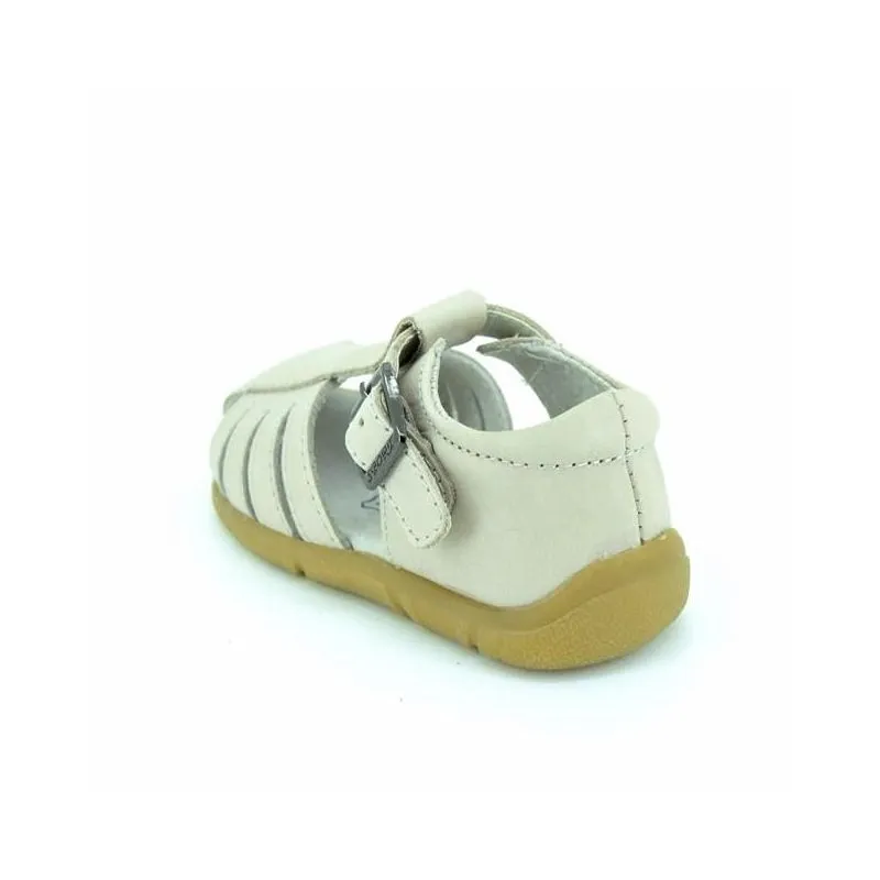 Sandalias niño de piel con hebilla