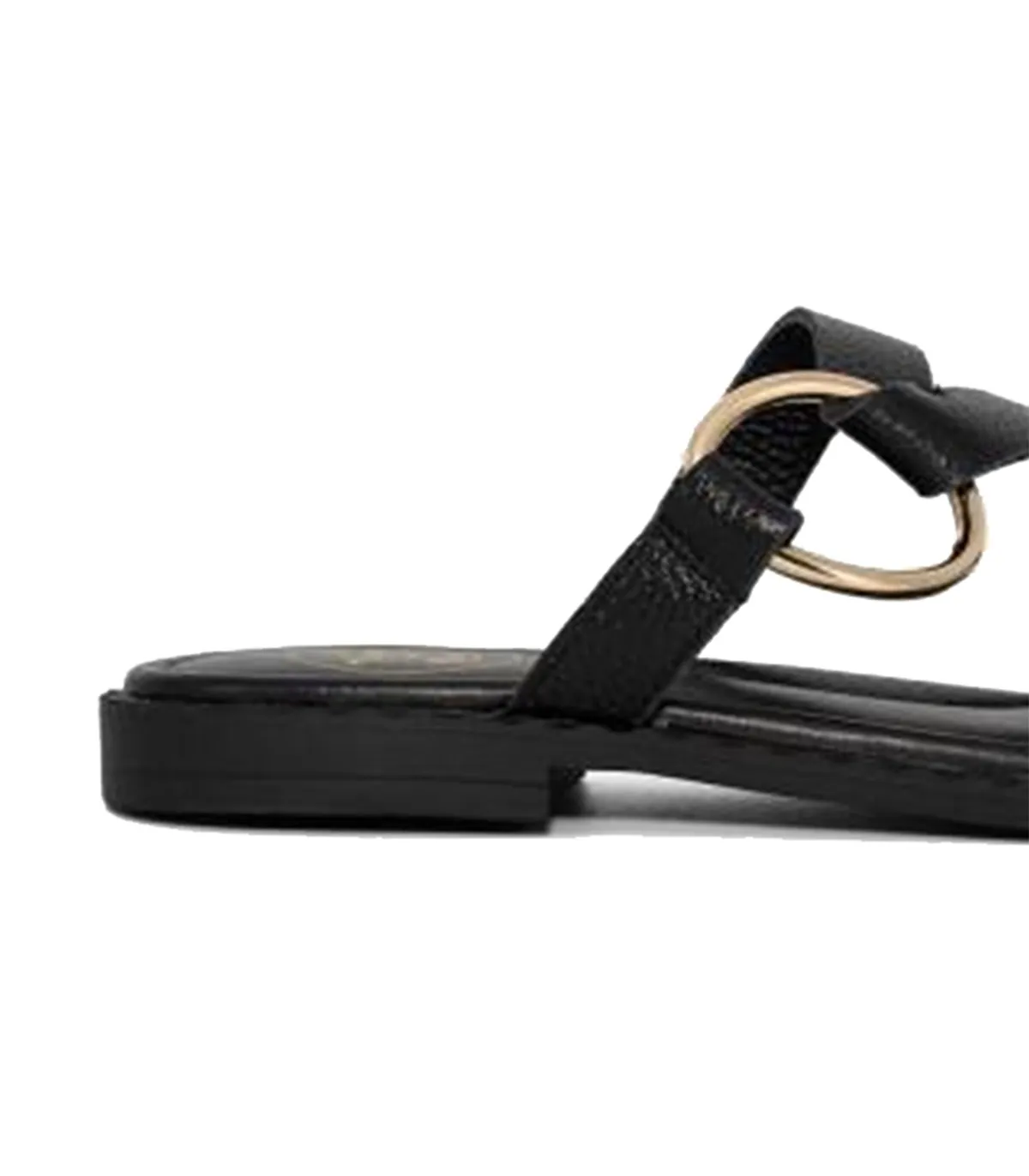 SANDALIAS PLANAS DE PIEL NEGRO THE HAPPY MONK MENORCA 009