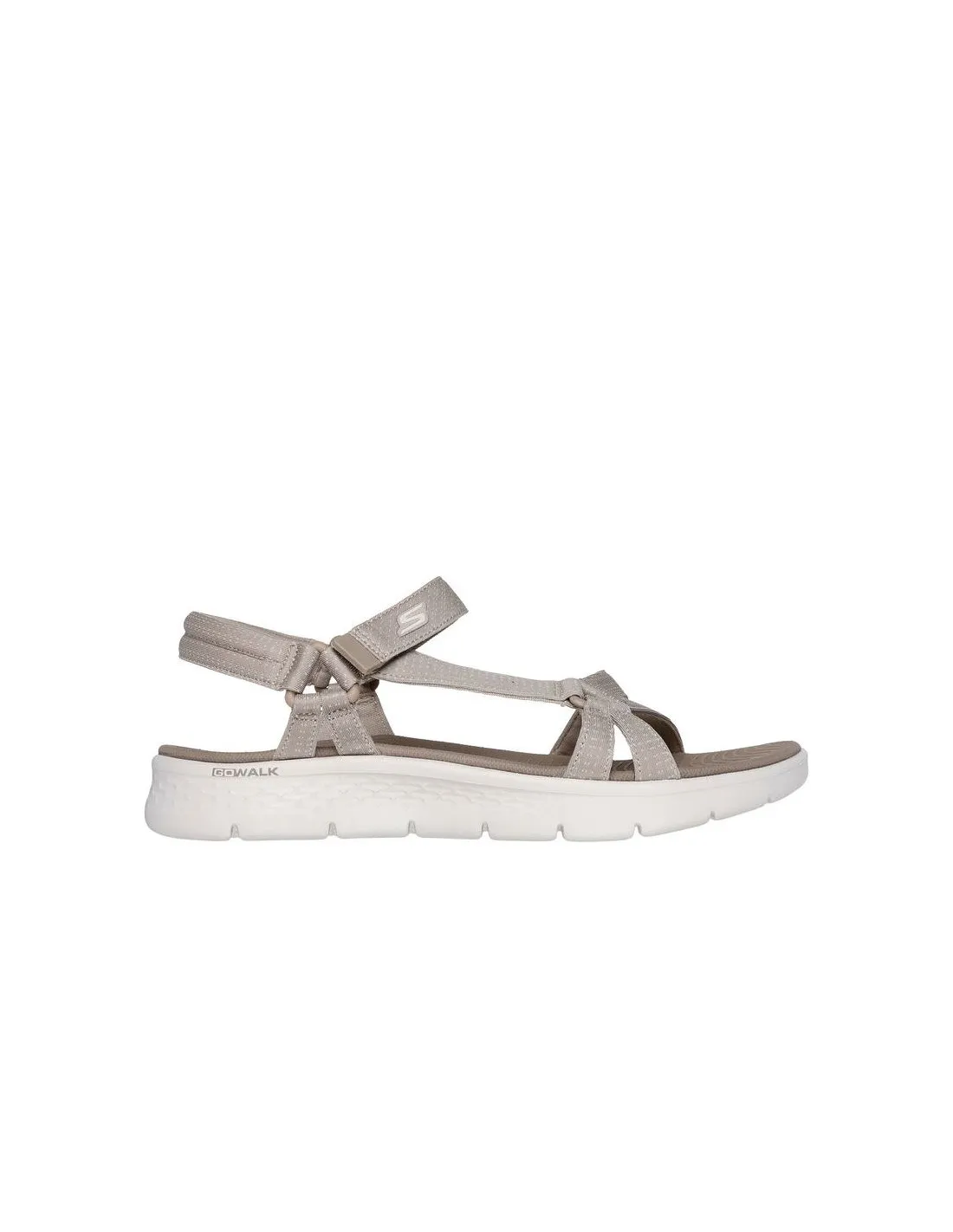 Sandalias Skechers Go Walk Flex Sandal Sublime Mujer Marrón