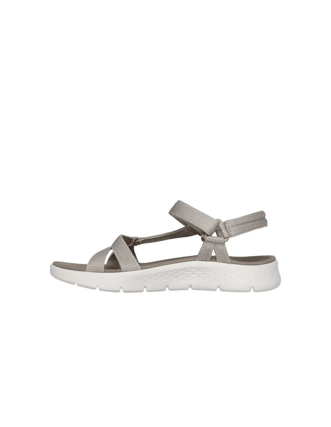 Sandalias Skechers Go Walk Flex Sandal Sublime Mujer Marrón
