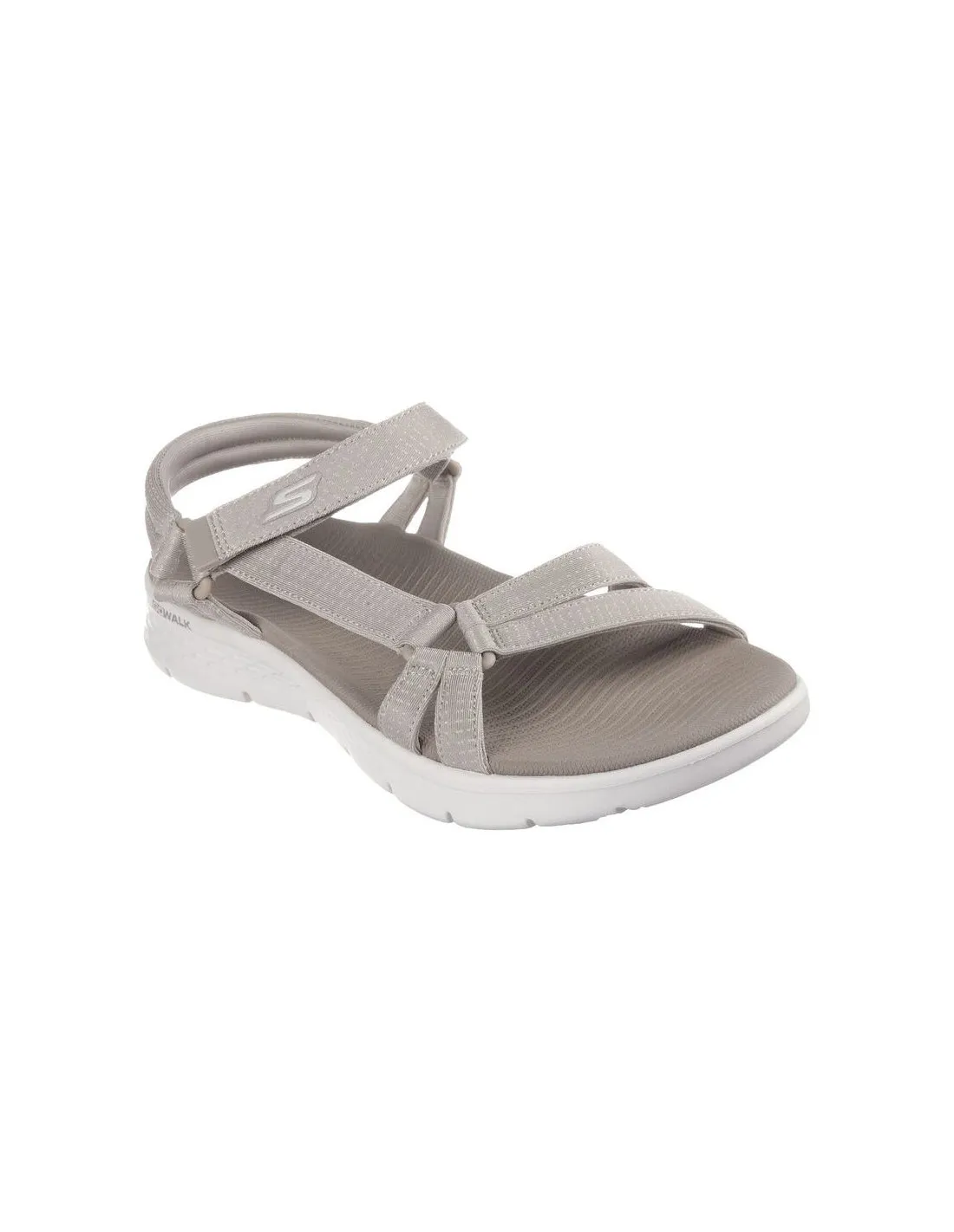 Sandalias Skechers Go Walk Flex Sandal Sublime Mujer Marrón