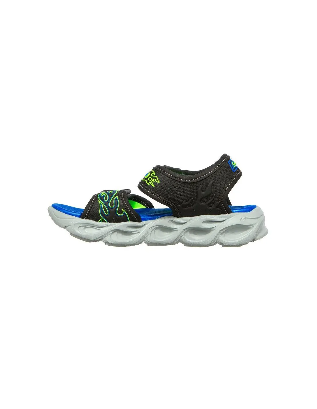SANDALIAS SKECHERS LIGHTS THERMOSPLASH  HEAT NIñO NEGRO