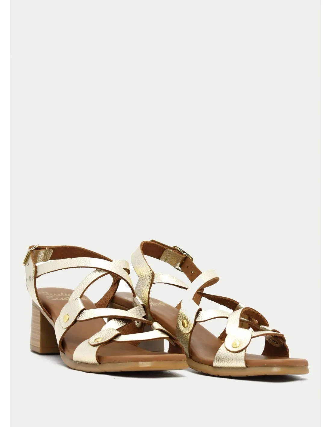 SANDALIAS STUDIO SCARPE 116418 PLATINO 