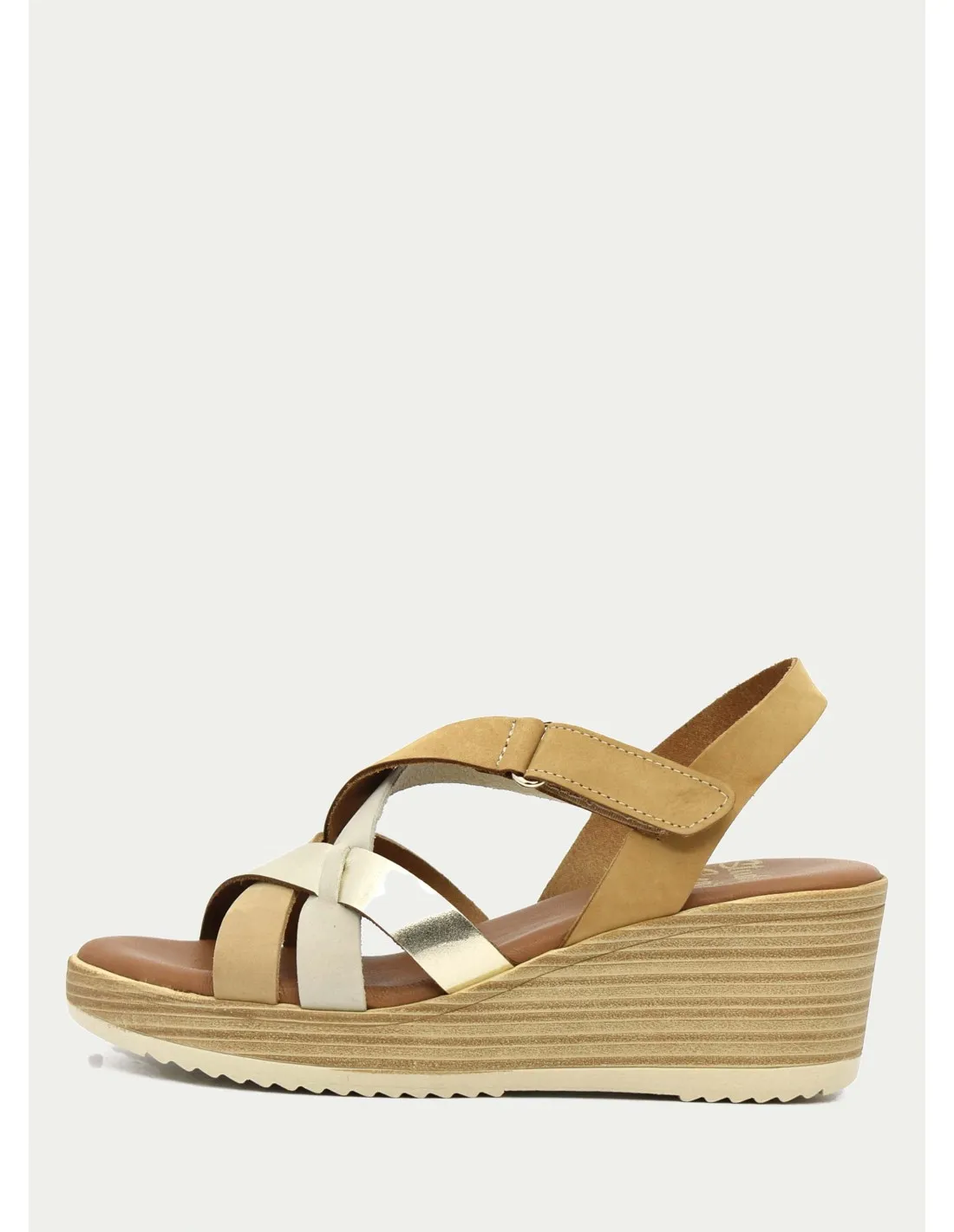 SANDALIAS STUDIO SCARPE 135677 CAMEL 