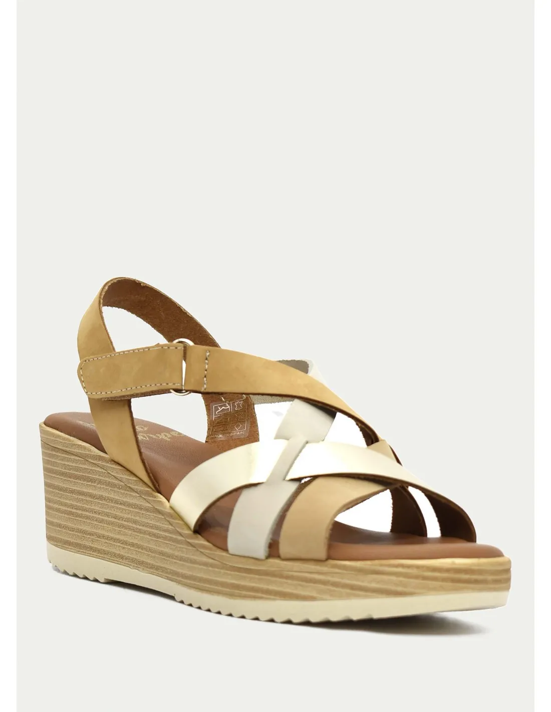 SANDALIAS STUDIO SCARPE 135677 CAMEL 