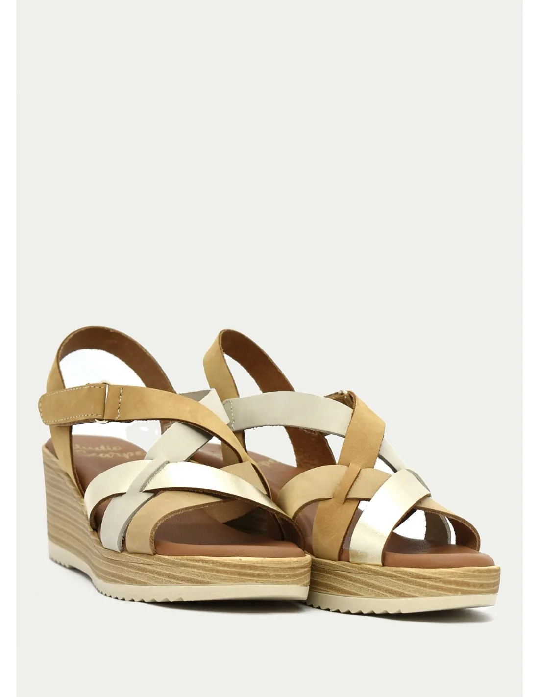 SANDALIAS STUDIO SCARPE 135677 CAMEL 