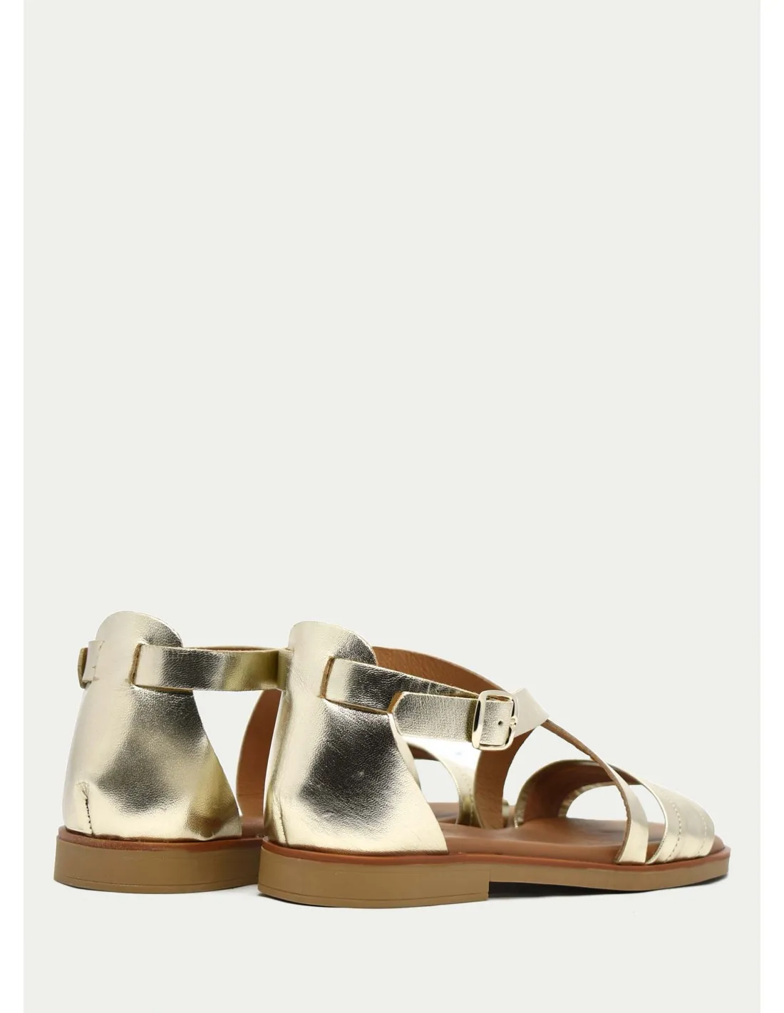 SANDALIAS STUDIO SCARPE 34638 PLATINO 