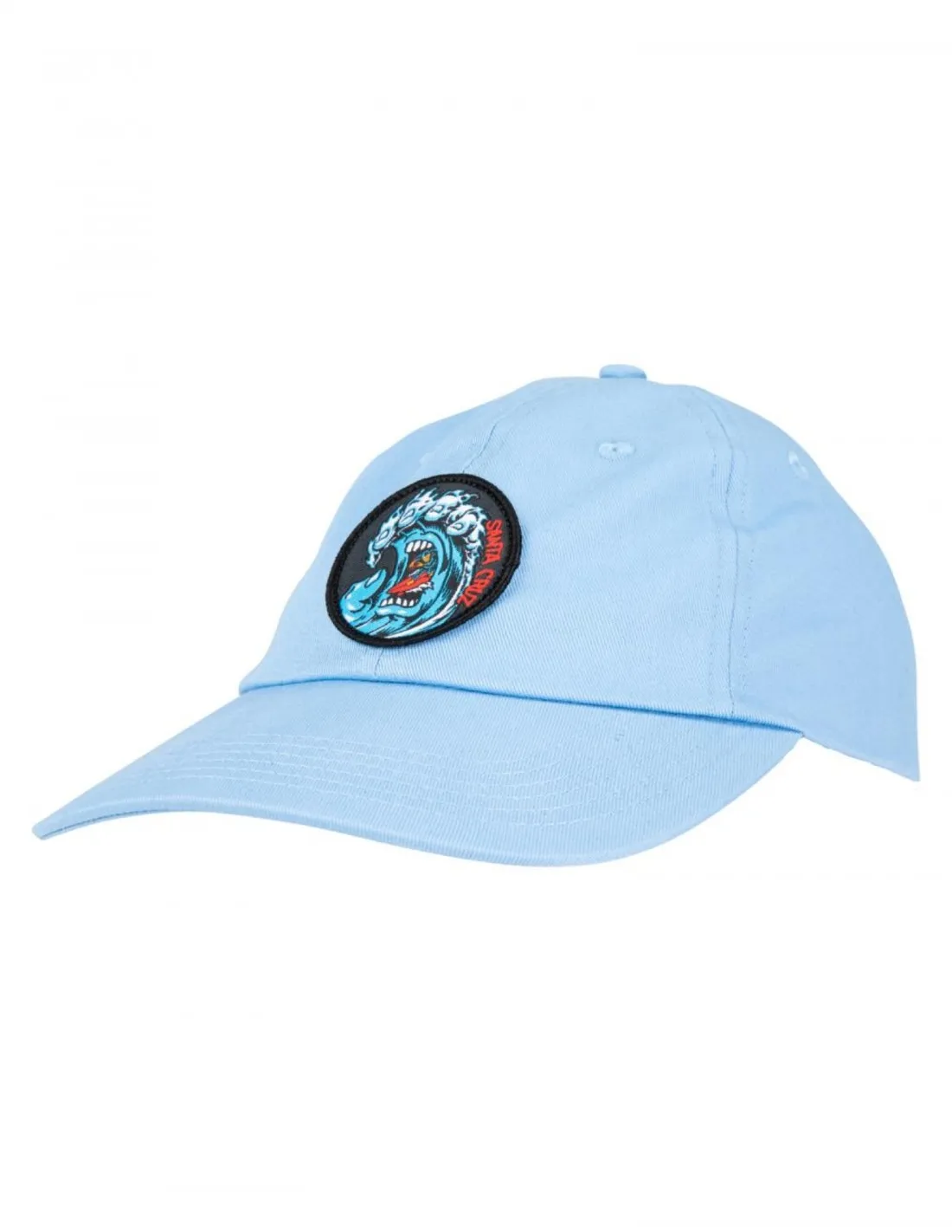 SANTA CRUZ GORRA SCREAMING WAVE  AZUL CIELO  GORRA INFANTIL