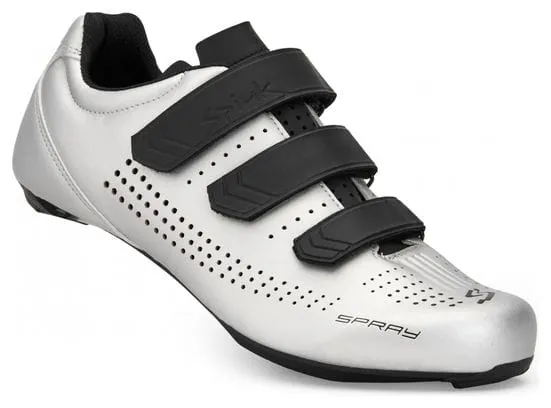 Spiuk Zapatillas de carretera Spiuk Spray Road plateadas / negras