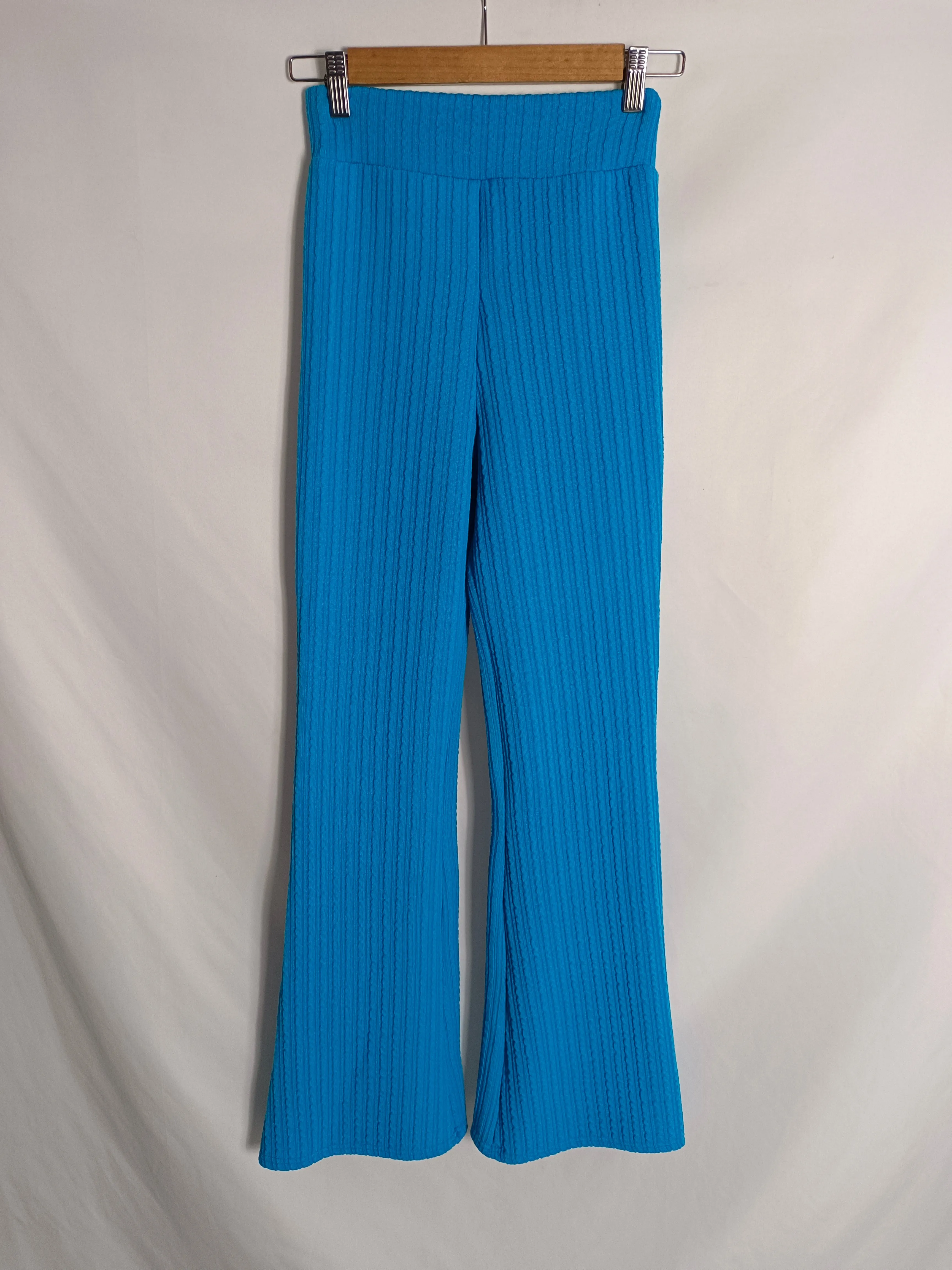 STOREST. Pantalón punto turquesa T.s