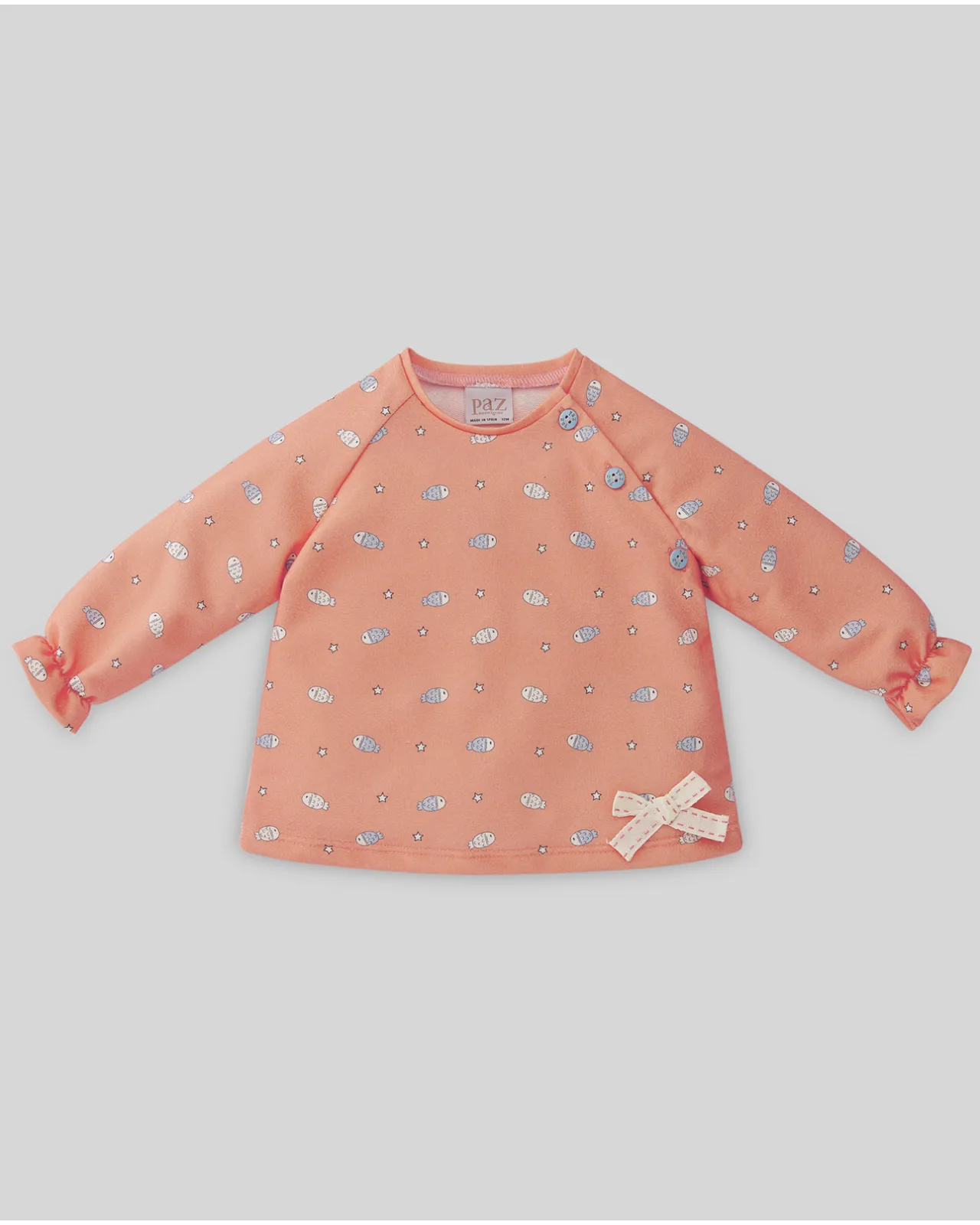 Sudadera peces niña "CONFORT"