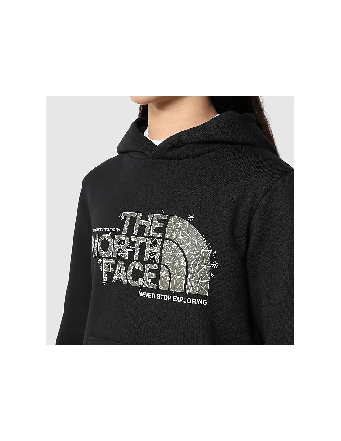 Sudadera The North Face Drew Peak Negro Infantil