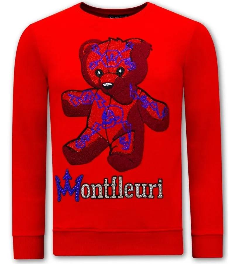 SUETER DE HOMBRE TEDDY BEAR  3617  ROJO