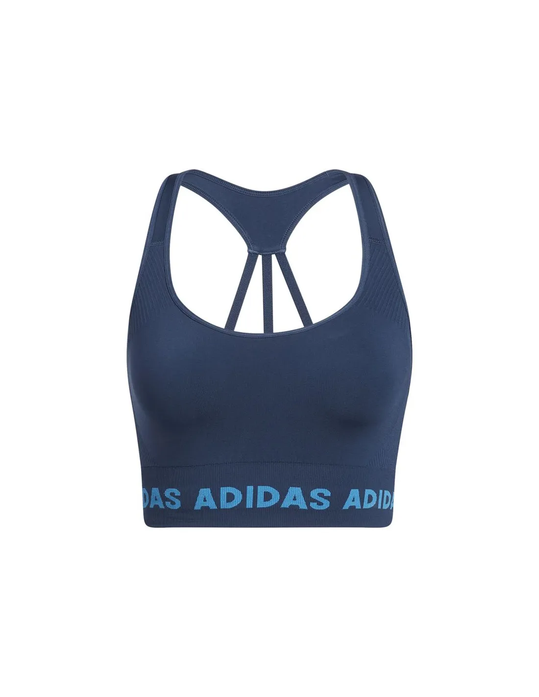 Sujetador de training adidas Aeroknit Azul
