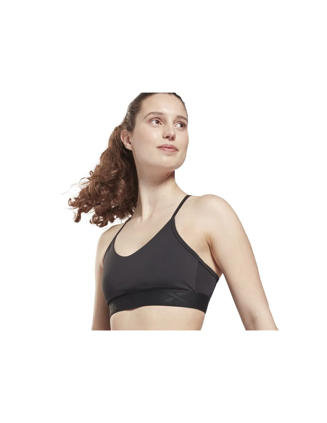 Sujetador deportivo Reebok Strappy Black