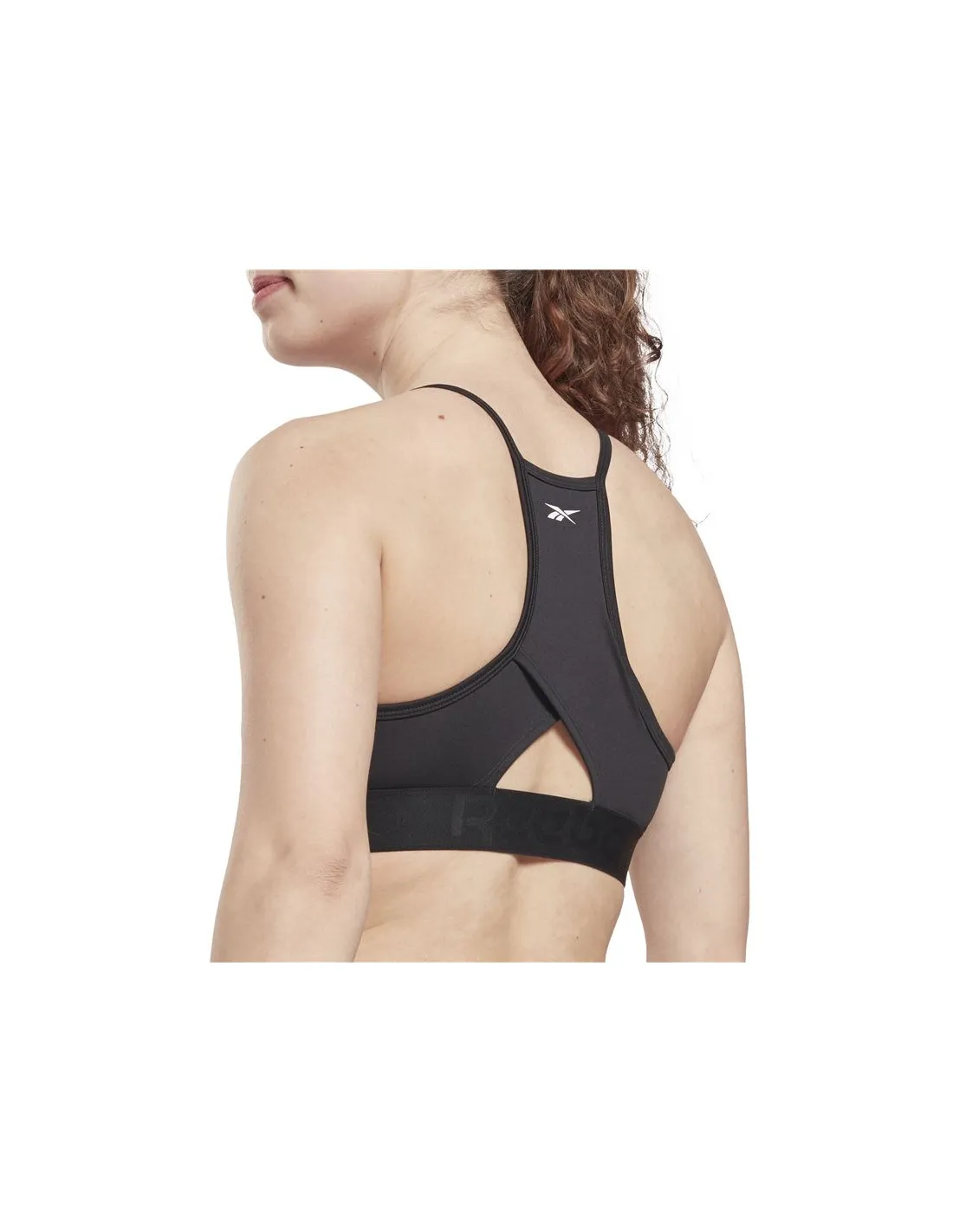Sujetador deportivo Reebok Strappy Black