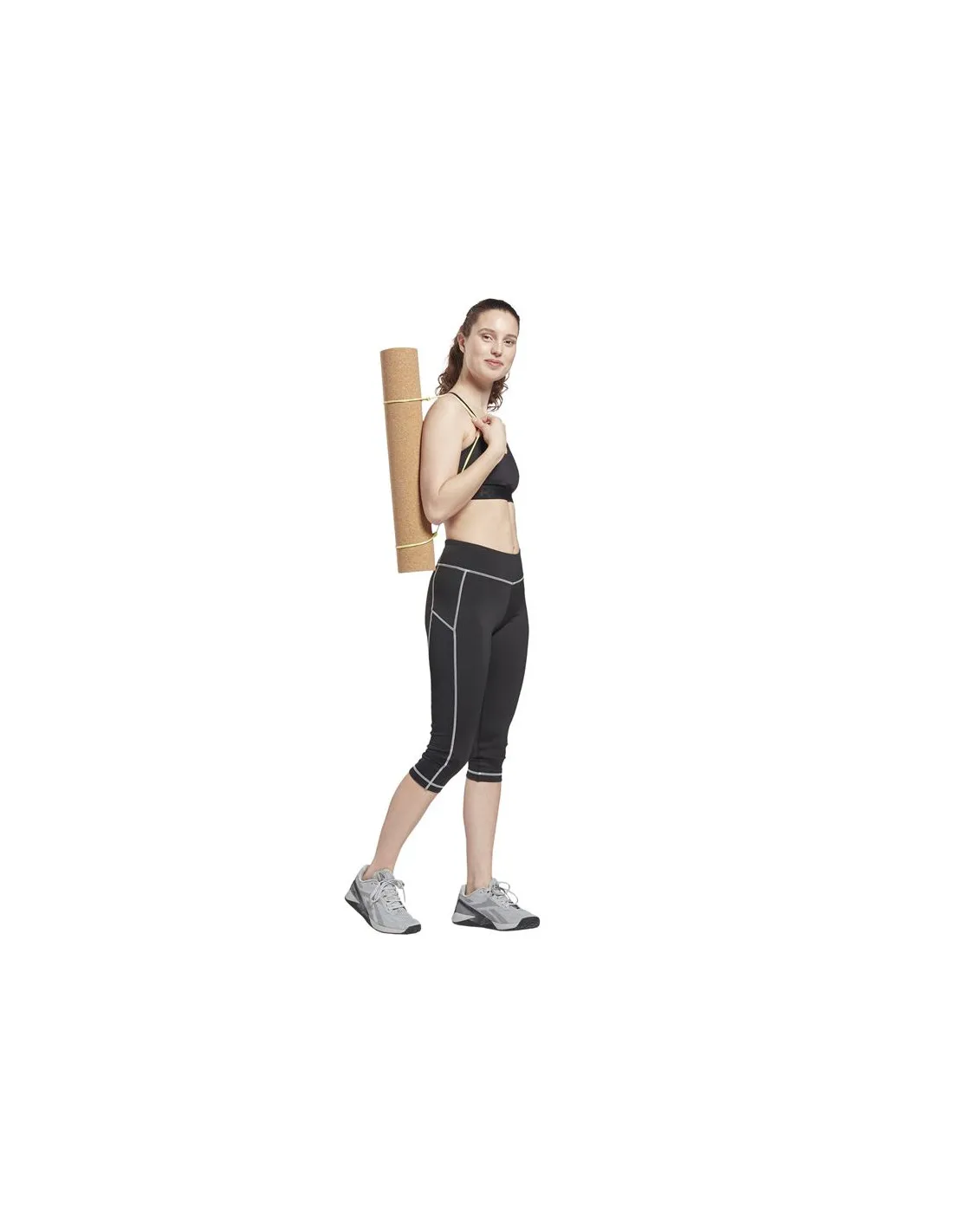 Sujetador deportivo Reebok Strappy Black