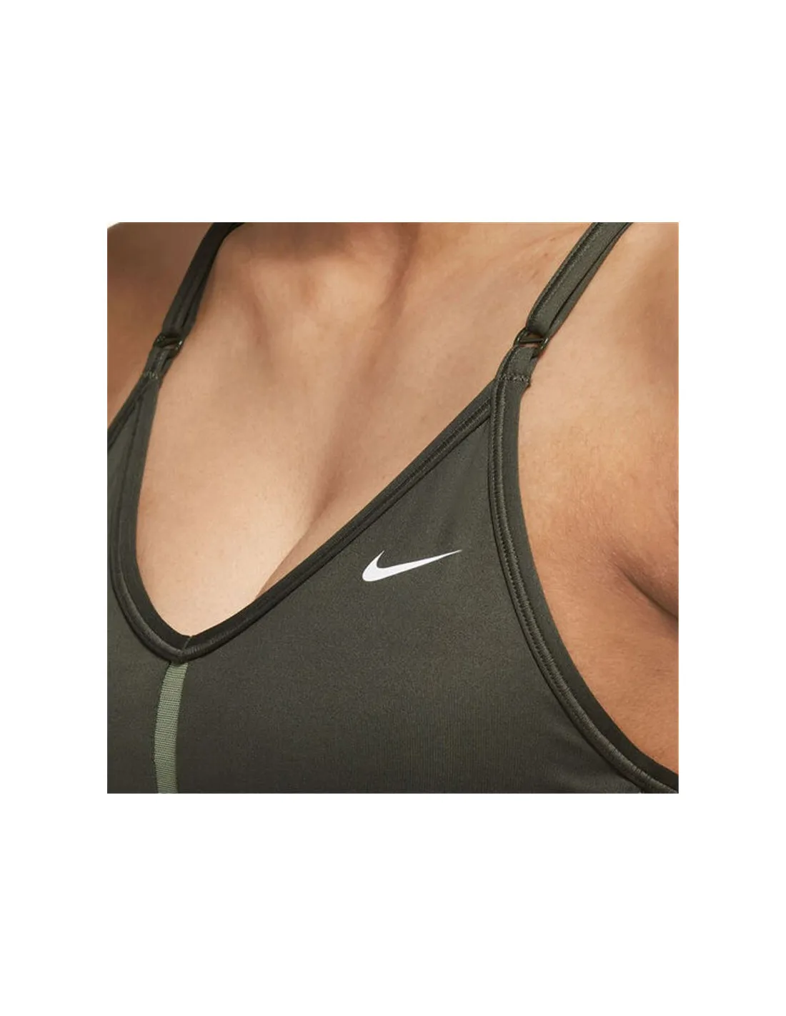 SUJETADOR NIKE DRIFIT INDY VERDE MUJER