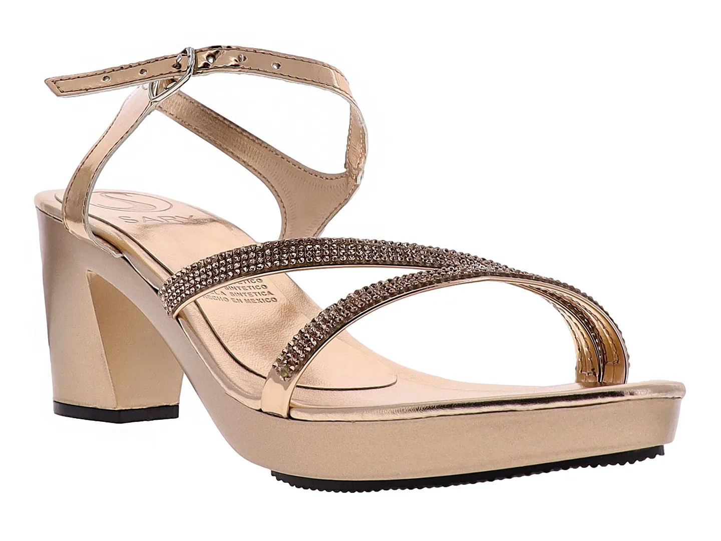 Tacones Sary 2889 Oro Para Mujer
