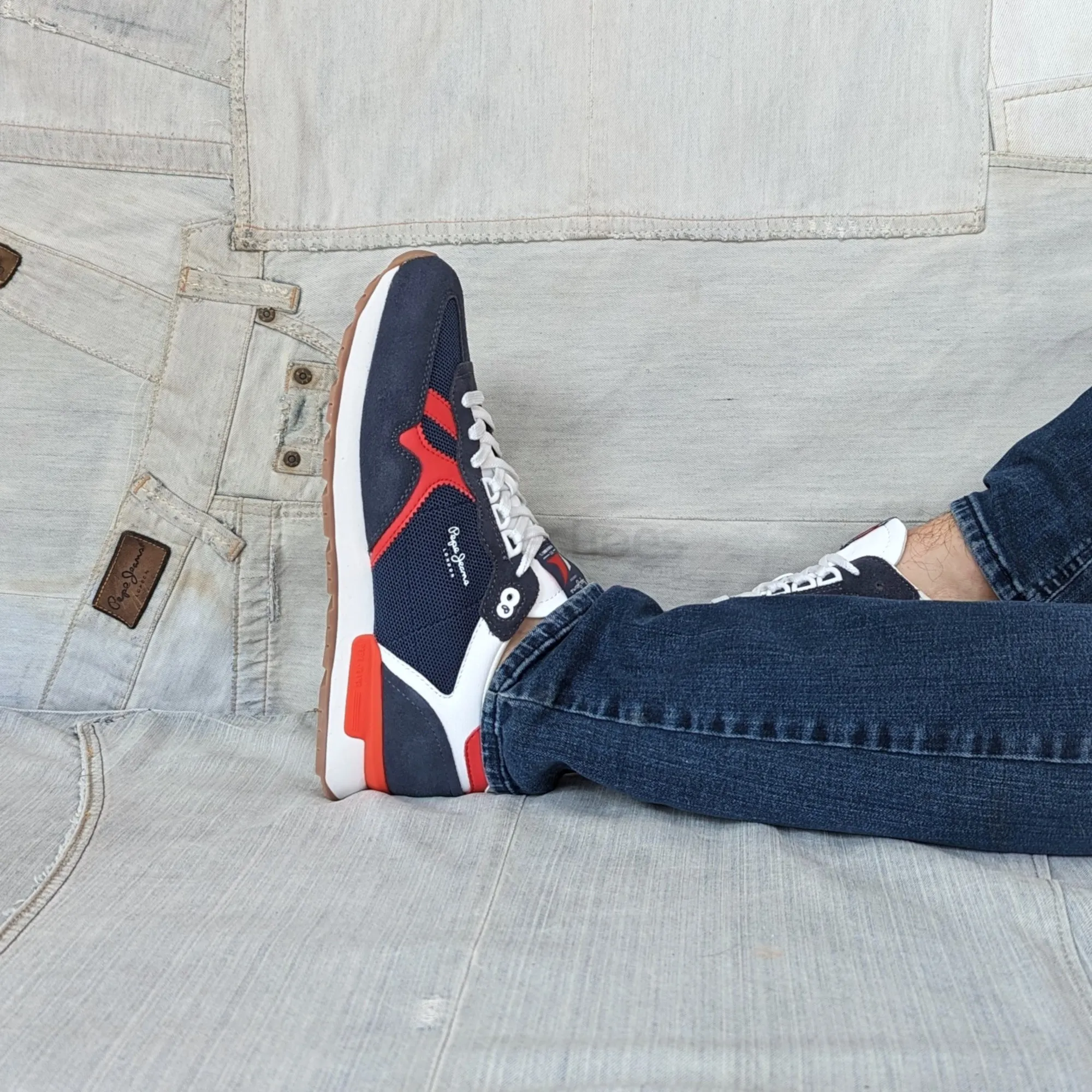 Tenis PEPE JEANS Brit Retro Washed PMS40004 576