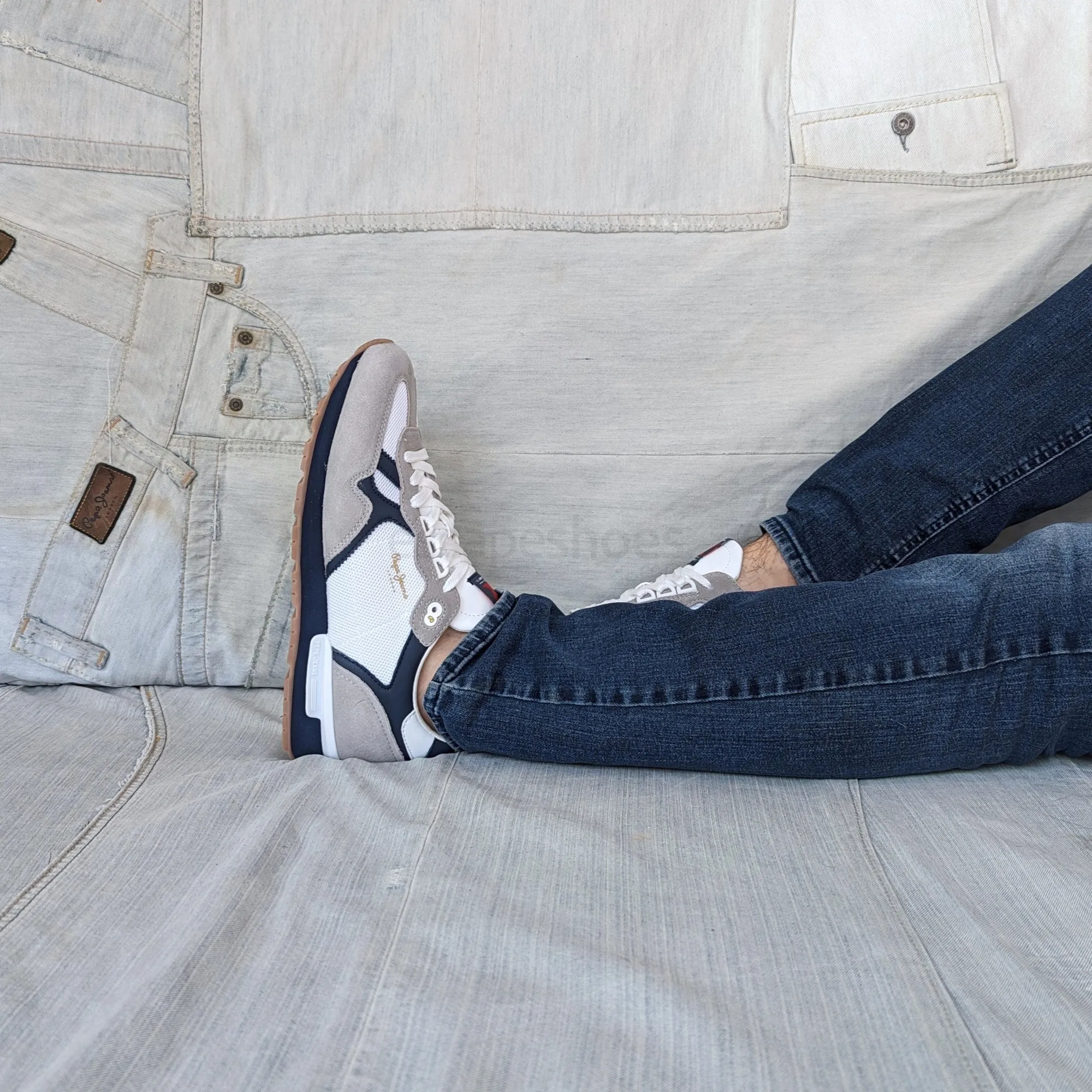 Tenis PEPE JEANS Brit Retro Washed PMS40004 916