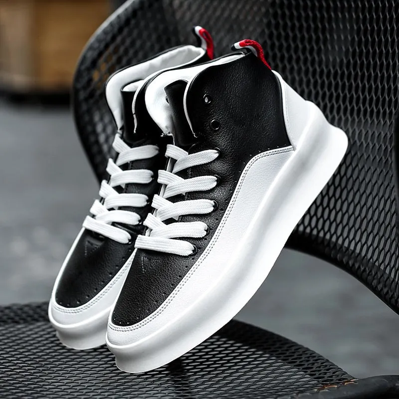 Tenis Retro De Suela Alta Para Hombre