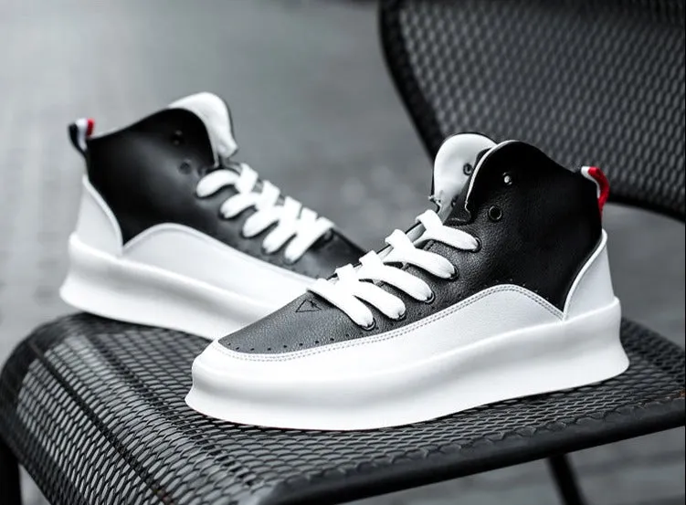 Tenis Retro De Suela Alta Para Hombre