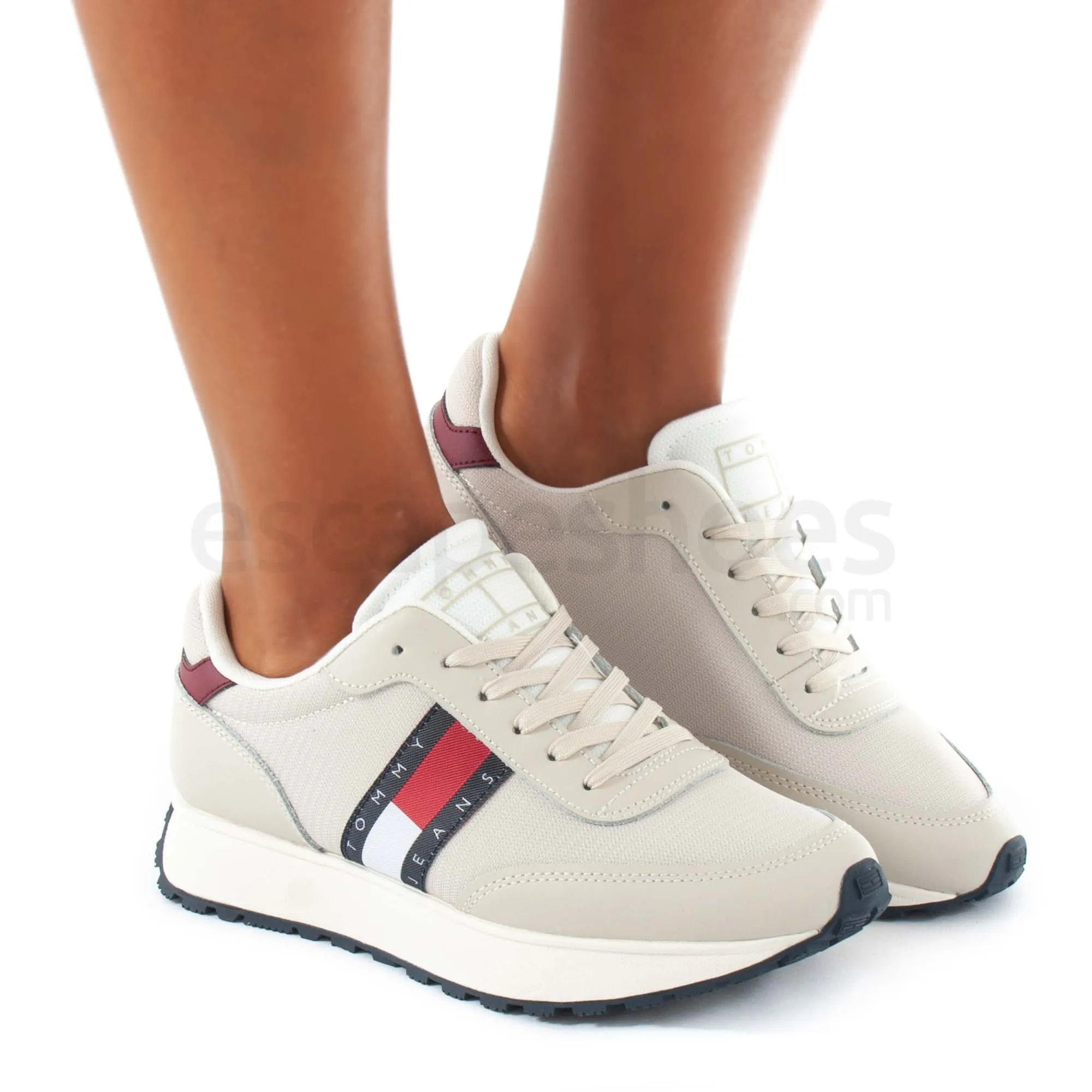 Tenis TOMMY HILFIGER Tjw Retro Runner Rouge Navy Stone