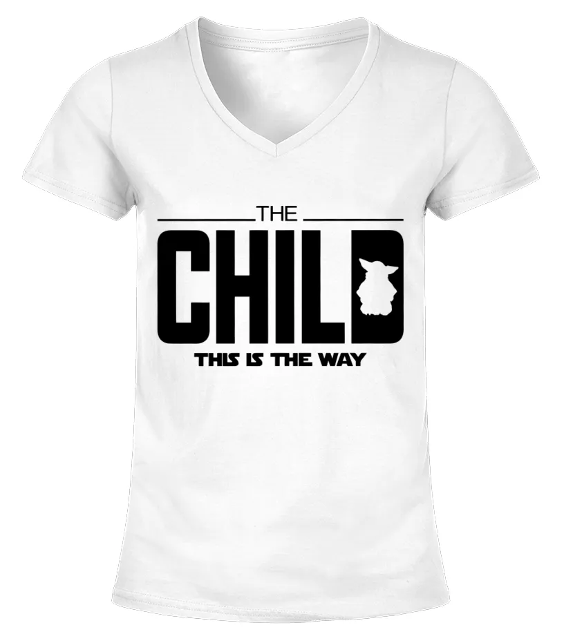 The Child Shirt The Mandalorian Camiseta cuello pico Mujer