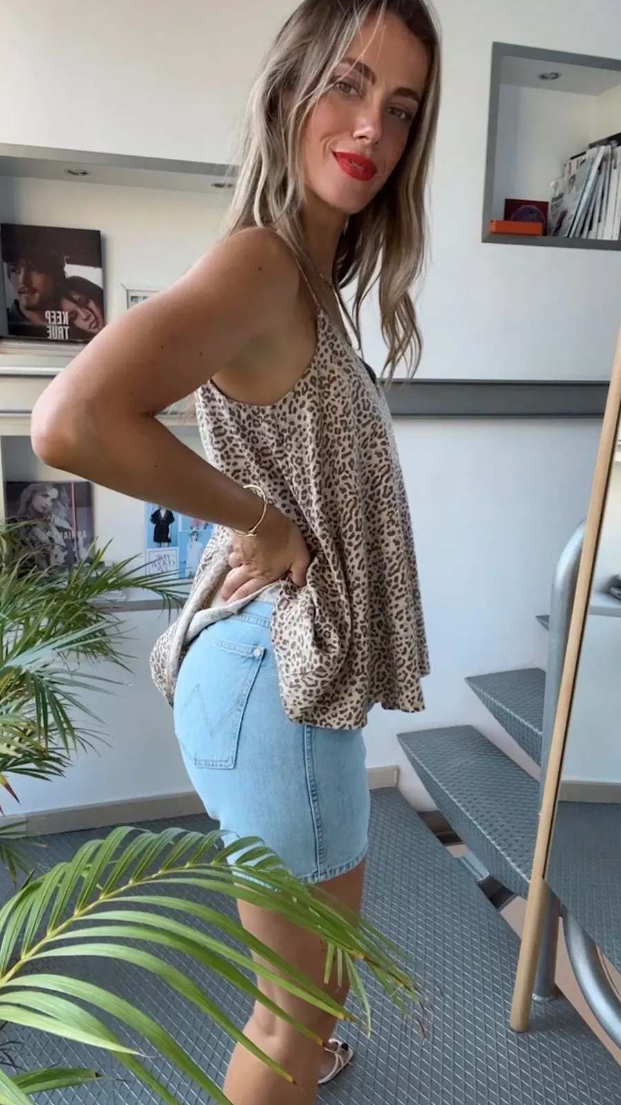 Top Animal Print Tirantes
