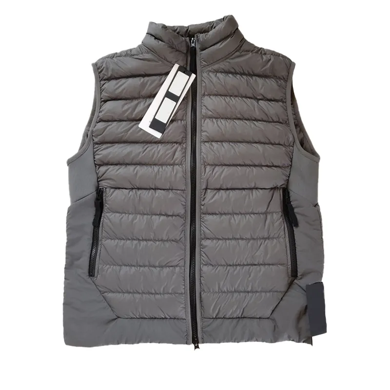Topstoney Good Price Zipper Up Vest Fashionable Sport Casual de gran tamaño Manecels Chaqueta Topstoney