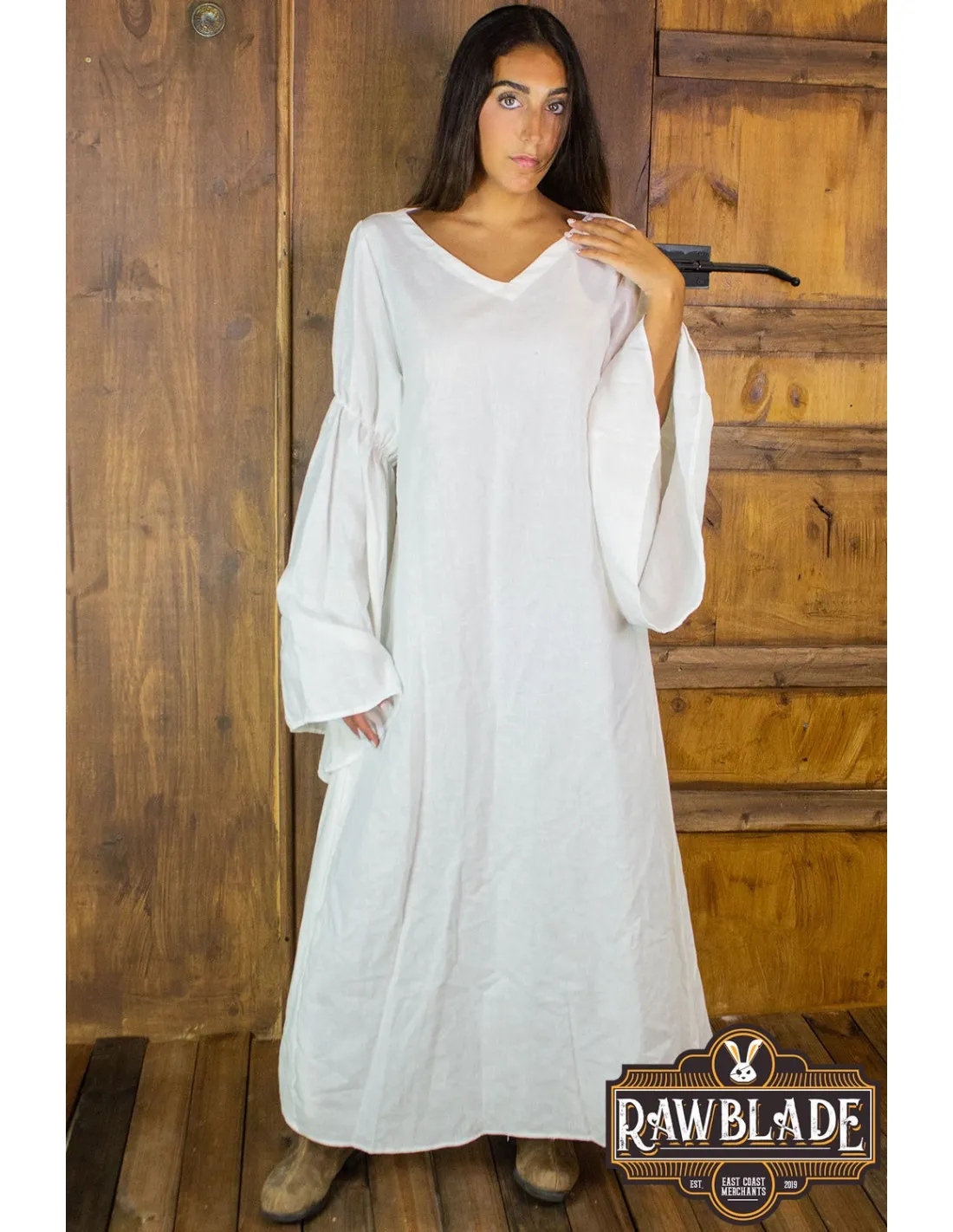 TúNICA MEDIEVAL MUJER MEDUSELD  BLANCA