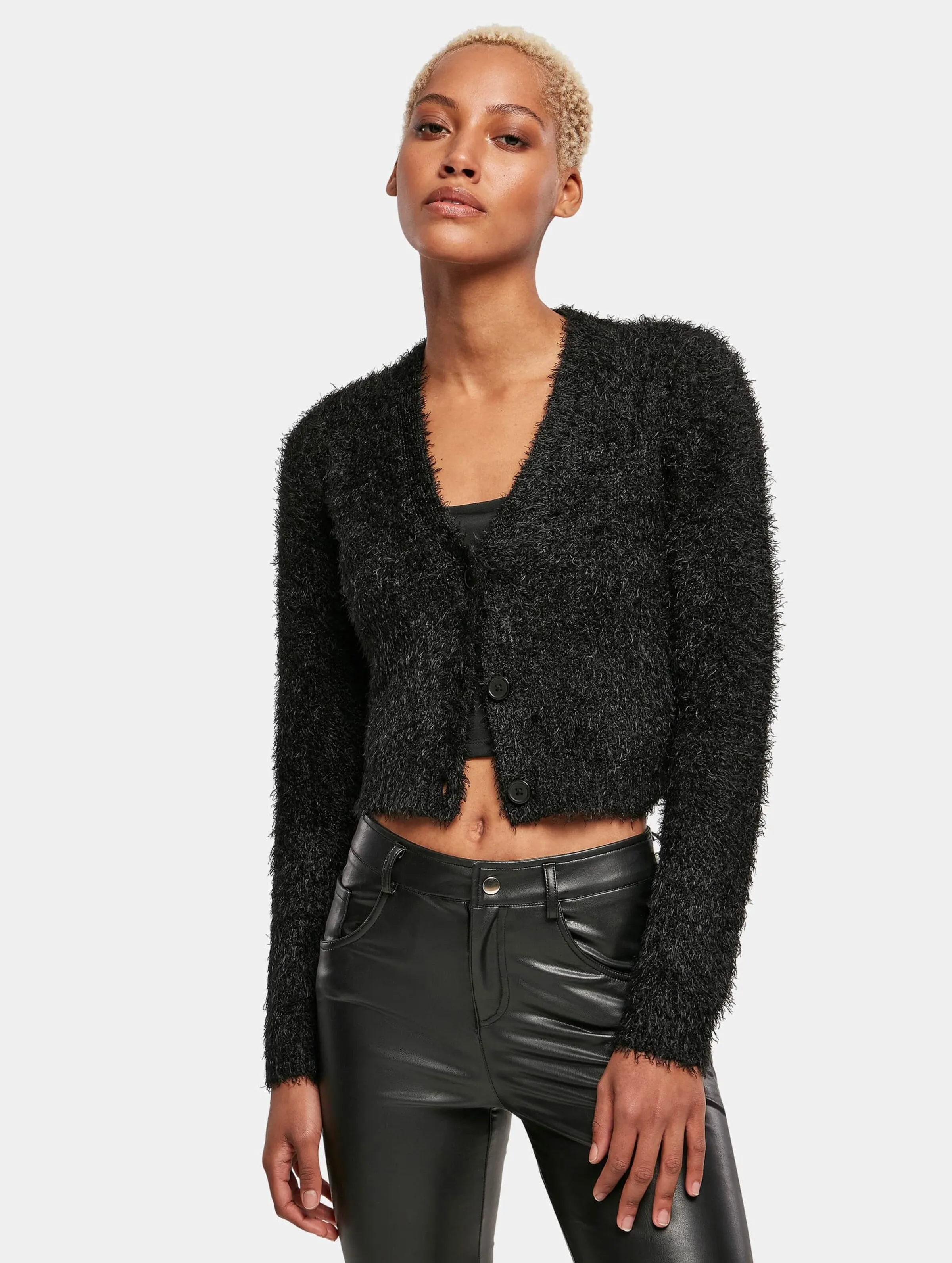 Urban Classics Ladies Cropped Feather